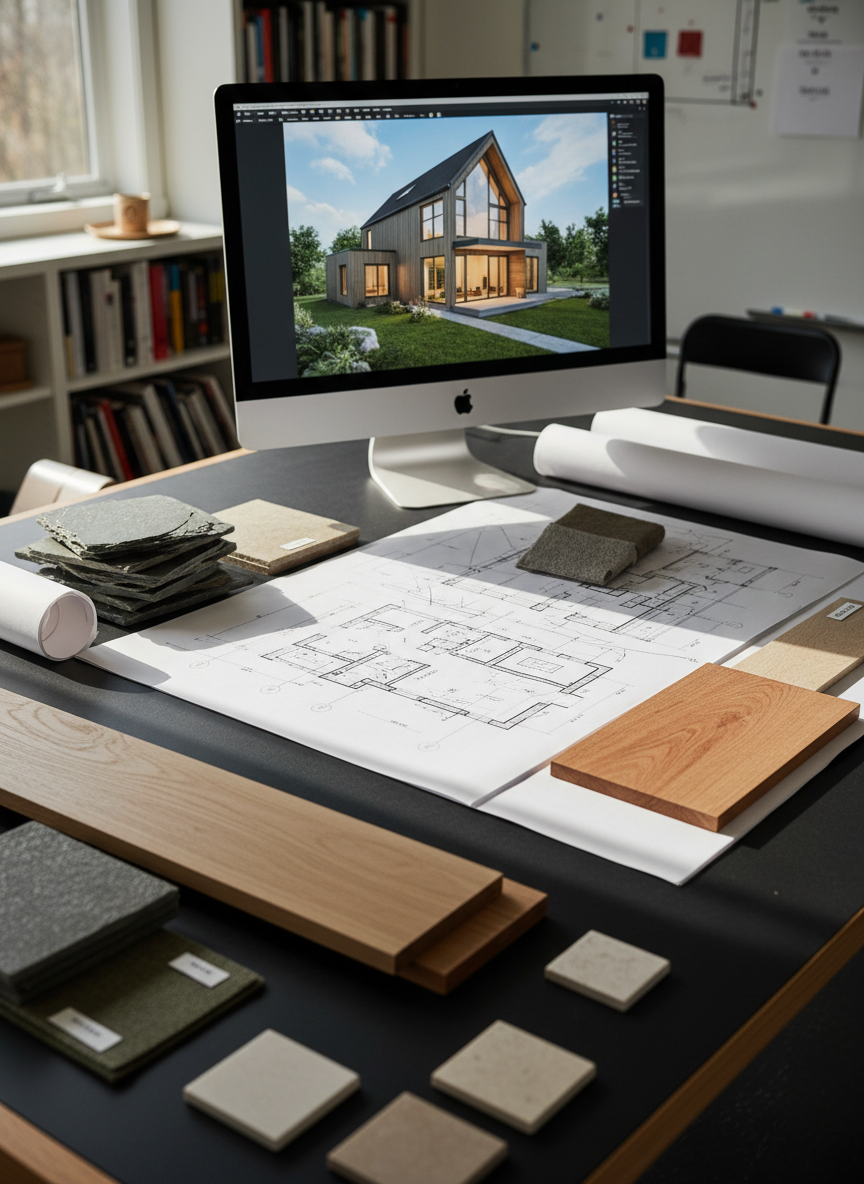 Kevin Gecha architectural drafting desk